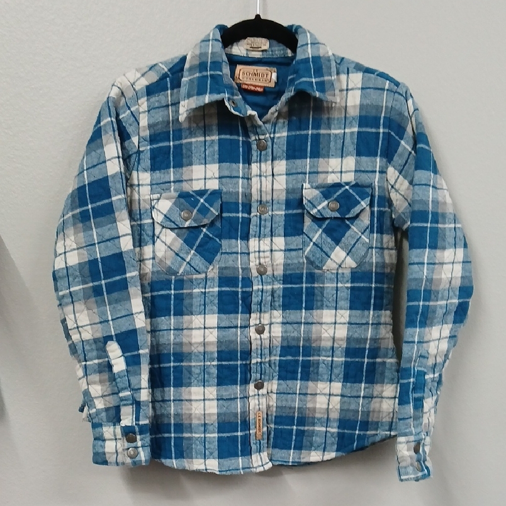 Legendary Whitetails Women's Blue Plaid Flannel Shirt - Picture 1 of 5